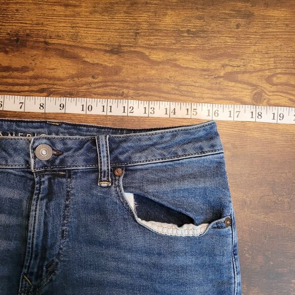 American Eagle Jeans Mens 32x32 Measures 32x31 Next Level Athletic Skinny - Picture 7 of 11